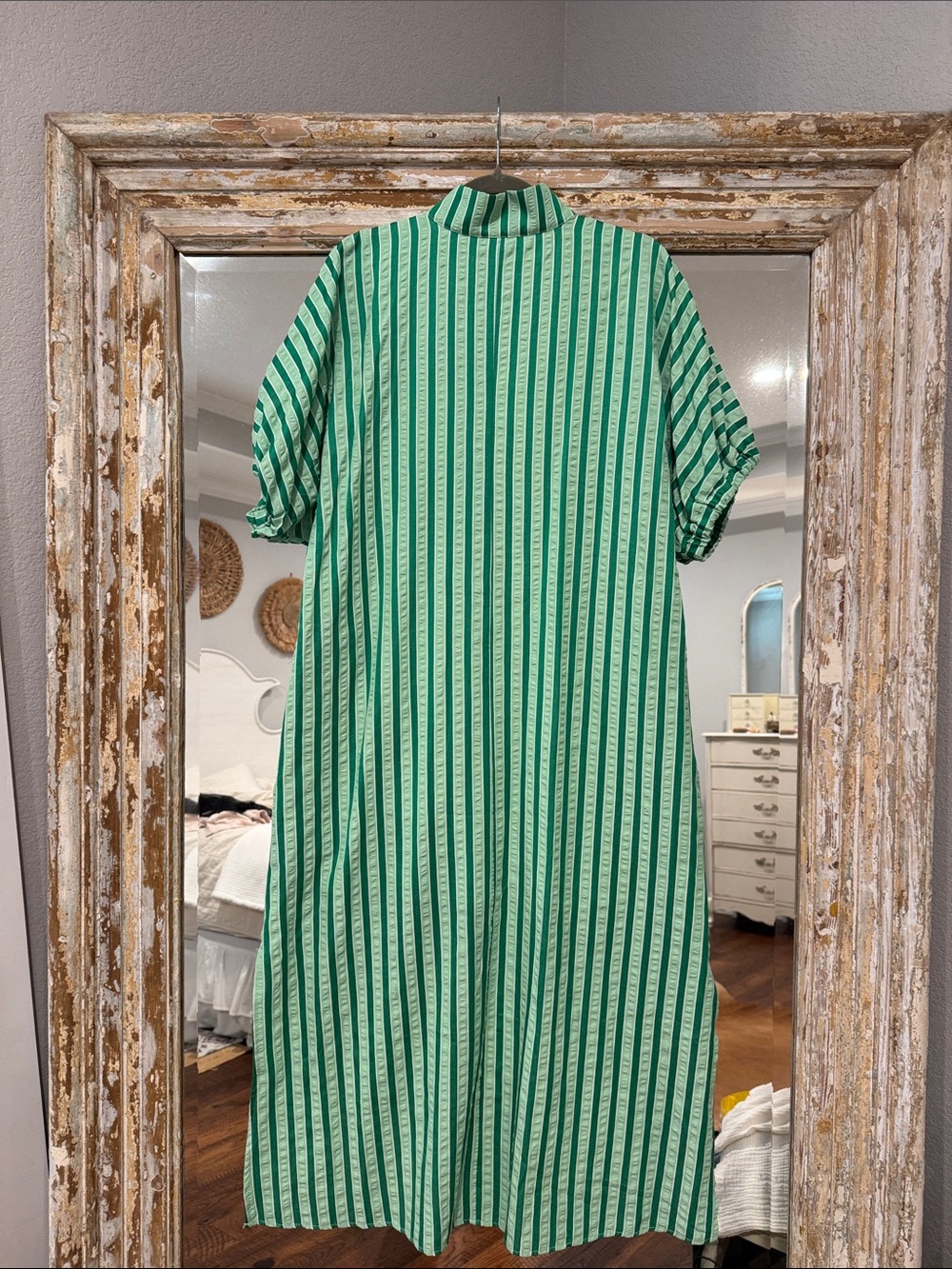 Entro green striped midi - Picture 4 of 6